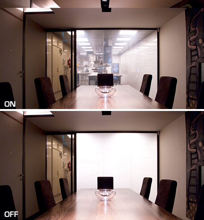 blackout smart glass