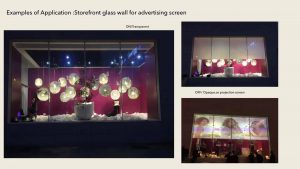 switchable projection screen