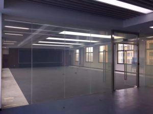 switchable glass wall on