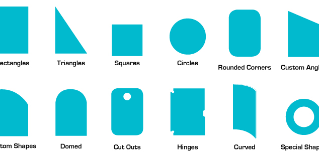 available smart film piece shape