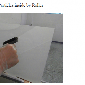 use roller to paste smartfilm step by step