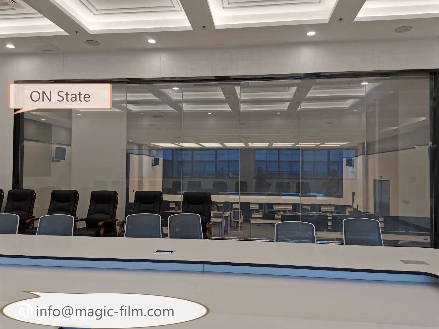 Details about   150mmx200mm Smart Film Electrochromic PDLC Switchable Glass Film sample Privacy 