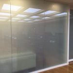 Switchable glass power off