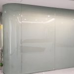 switchable glass partition finished installation