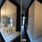 switchable film for hotel bathroom wall