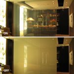 Smart film for office glass wall