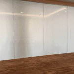 switchable glass partition