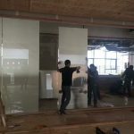 switchable glass installation site