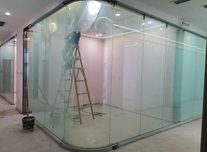 curved switchable glass