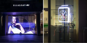 transparent led film screen