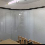 smart pdlc film for conference room glass wall off state