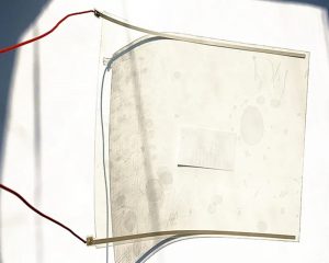 Transparent Electrically heated film